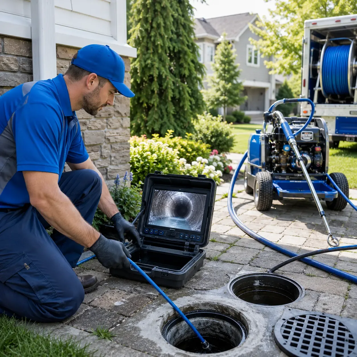 Outdoor drain cleaning professionals serving Clinton, IN