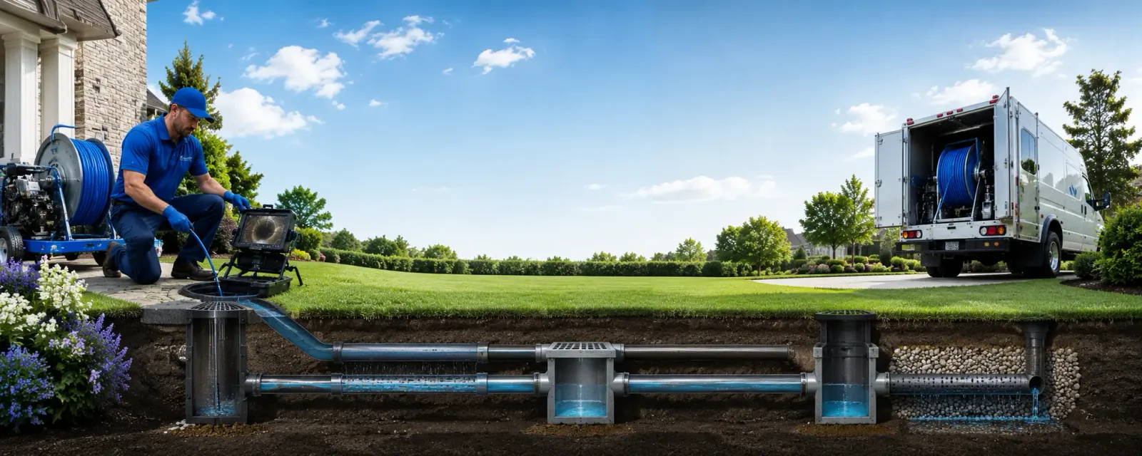 Outdoor drain cleaning information for Clinton, IN